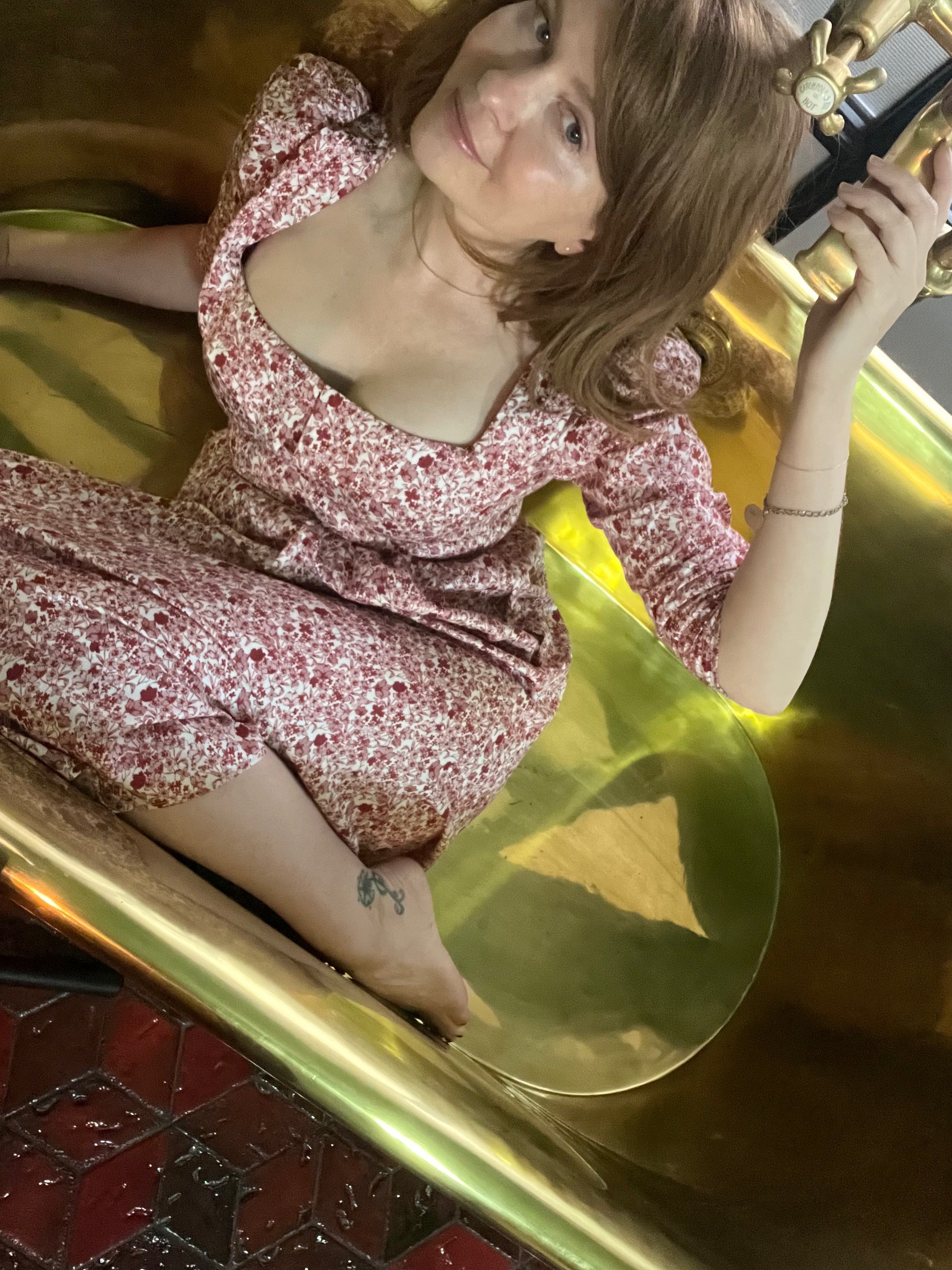 Marisol Dress / Pink + Milkly White Liberty Floral Cotton