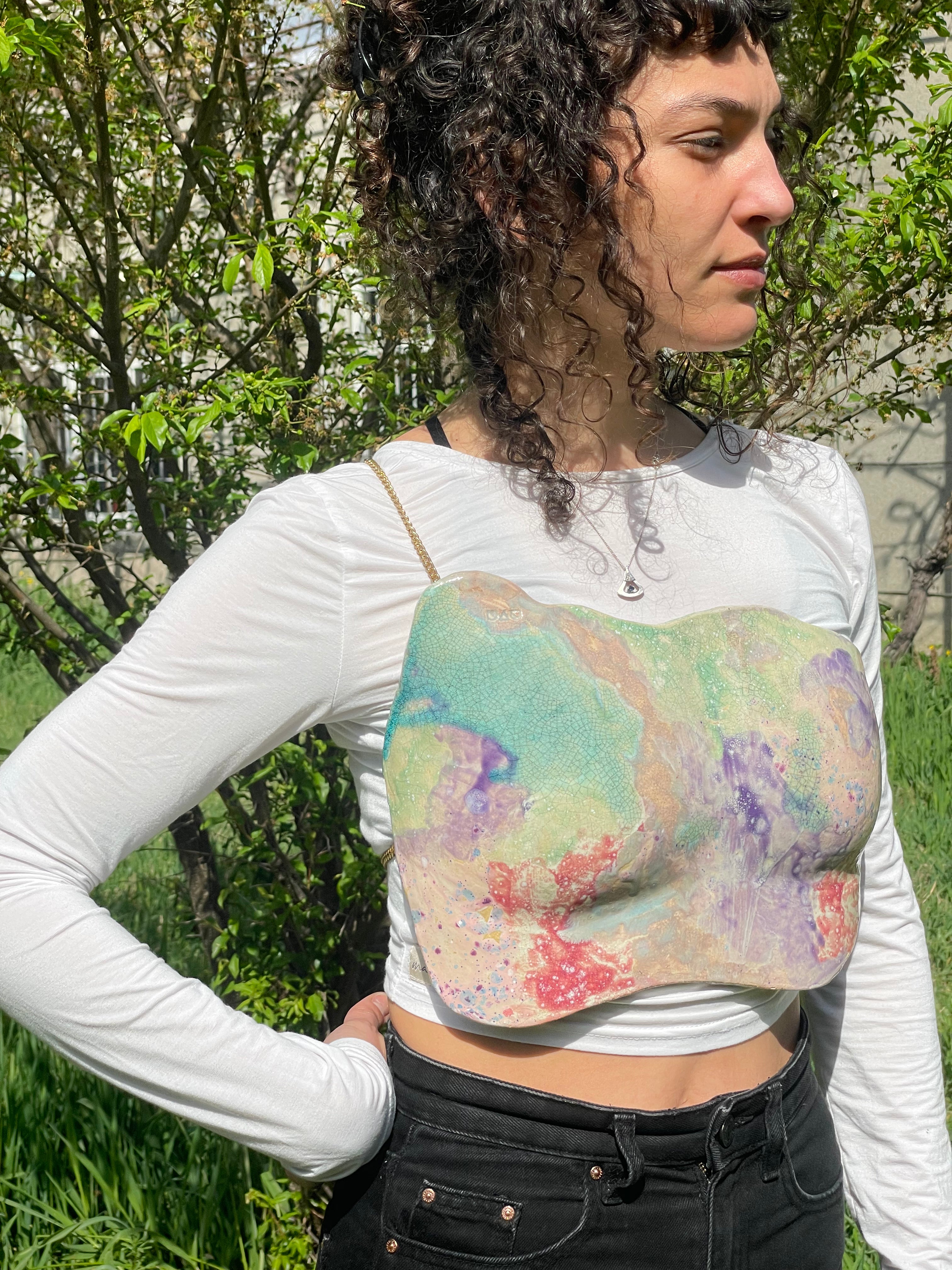 Armour 2 – Made-to-Order Ceramic Bustier by UAU Studio