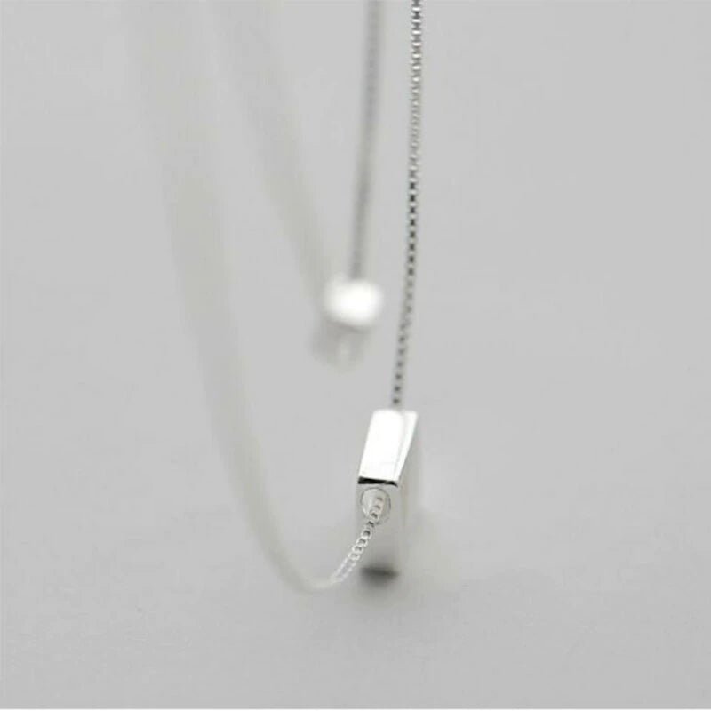 Double-layer, cube pendant