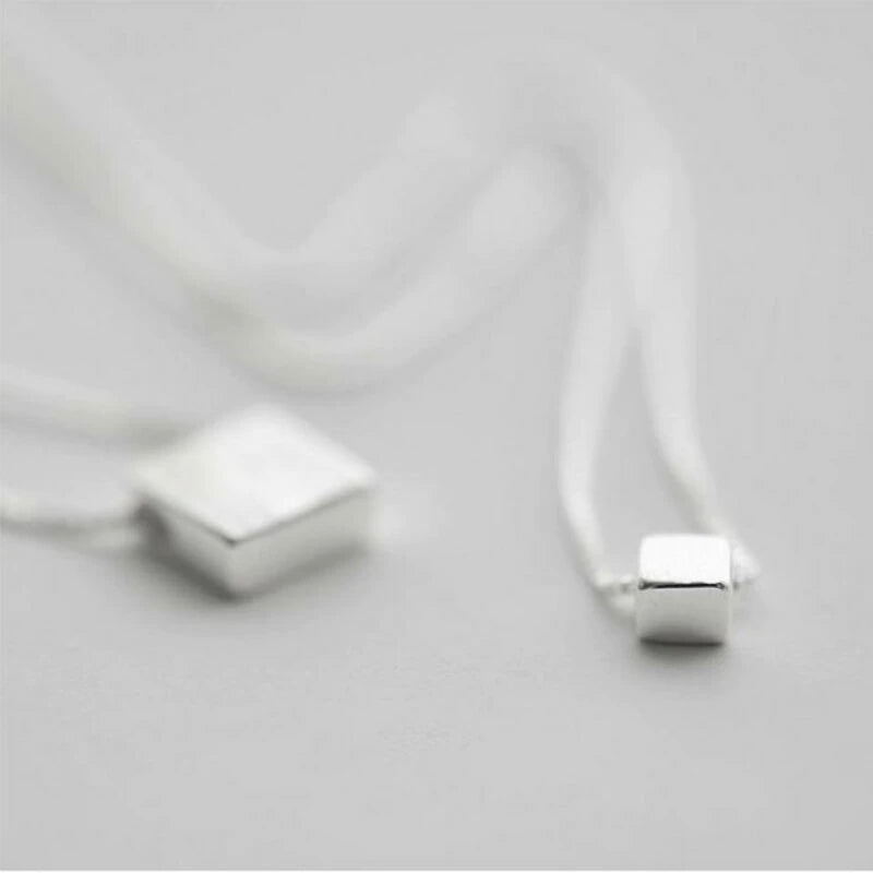 Double-layer, cube pendant