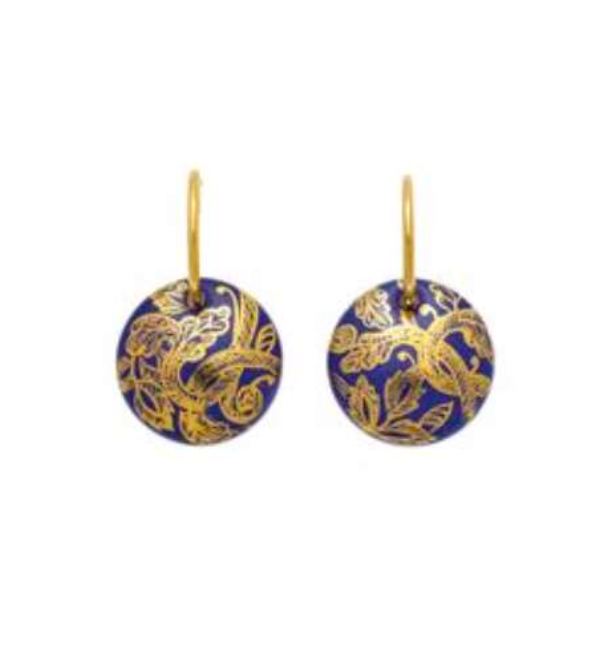 Laura Large Disc Earrings