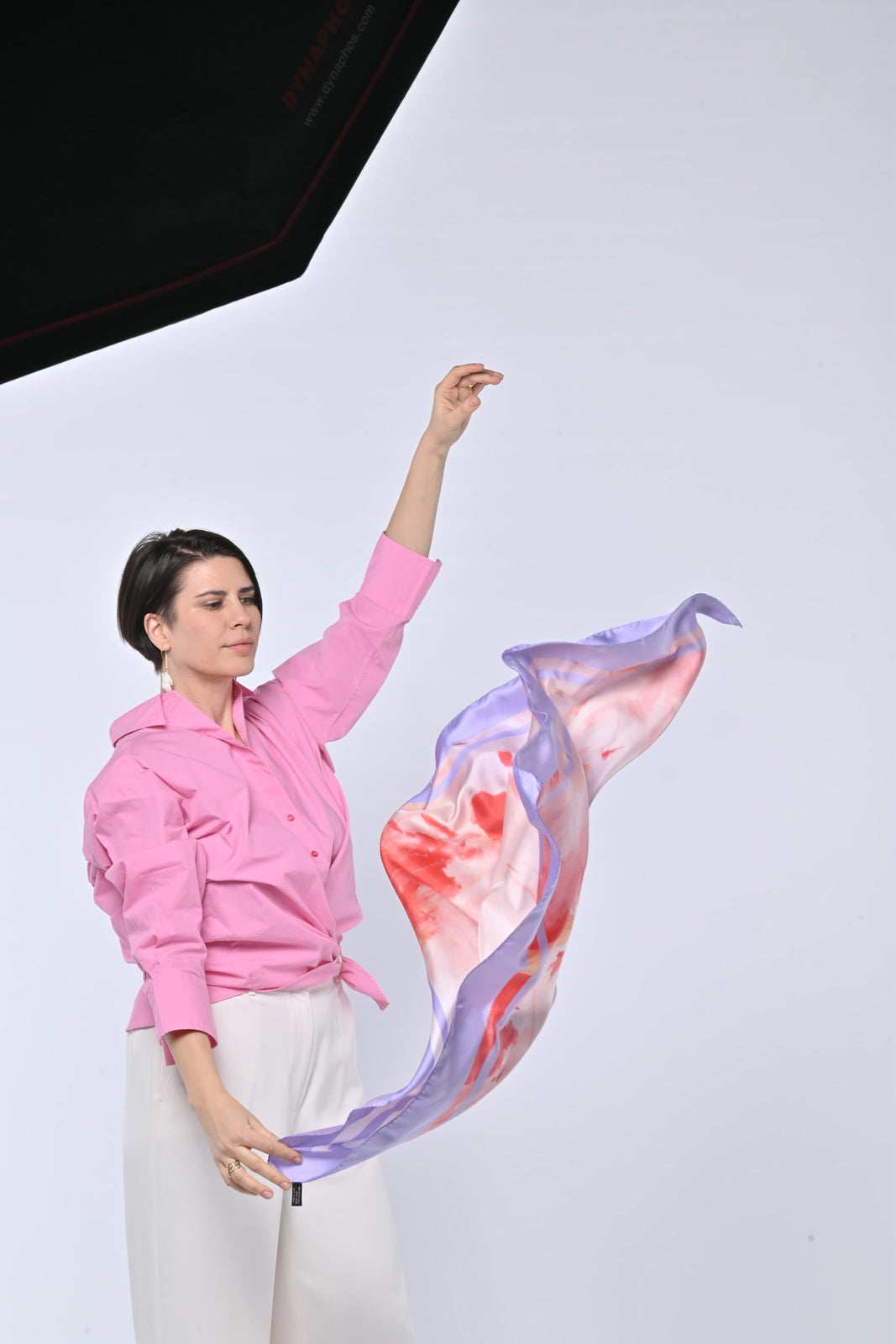 Lovers Silk Twill Scarf 90×90 cm