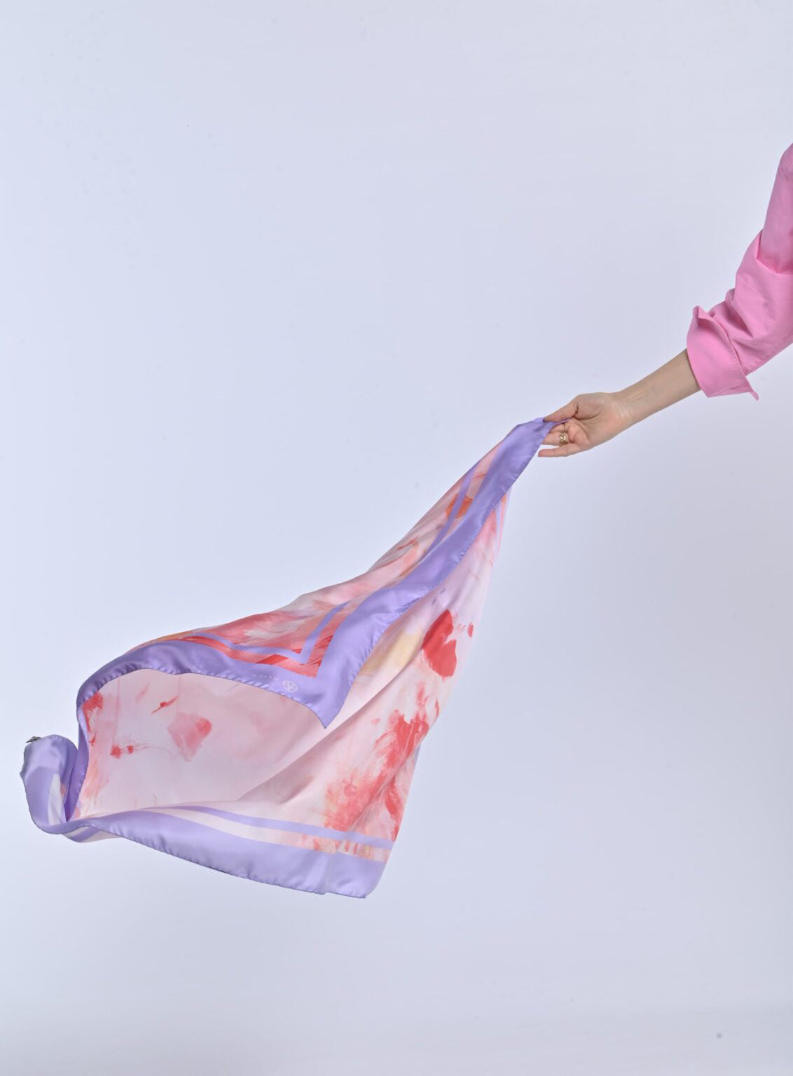 Lovers Silk Twill Scarf 90×90 cm