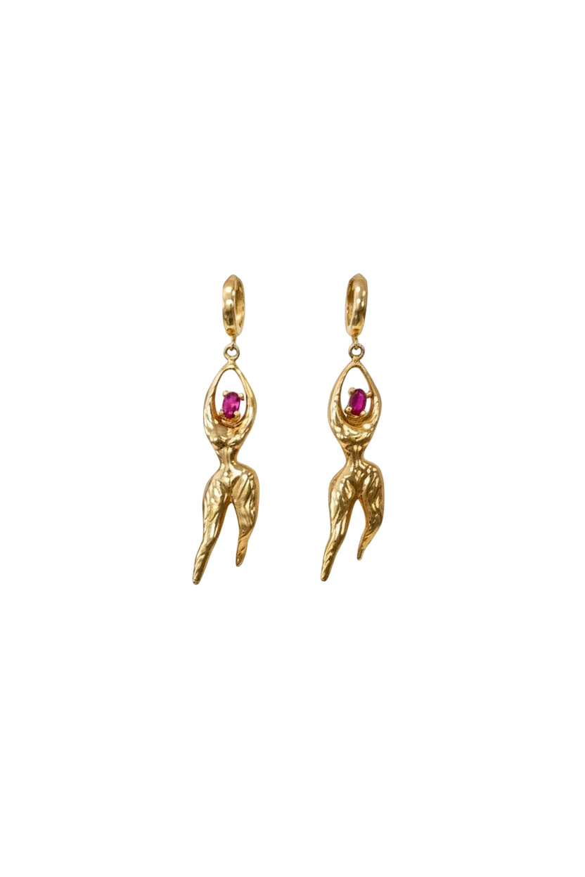 Vesta Gold-Plated Earrings