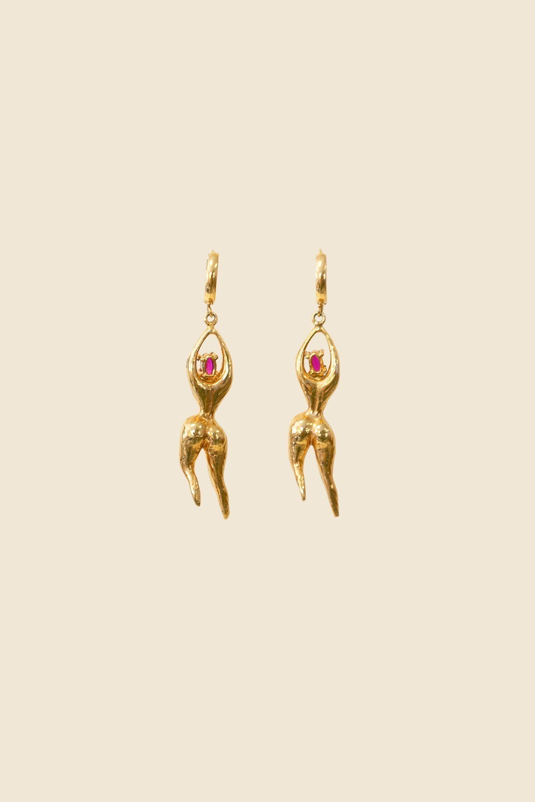 Vesta Gold-Plated Earrings