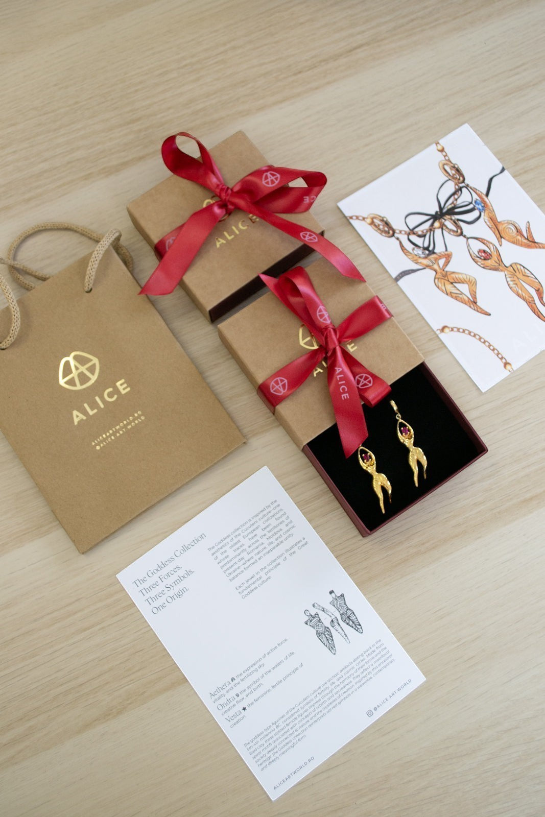Vesta Gold-Plated Earrings