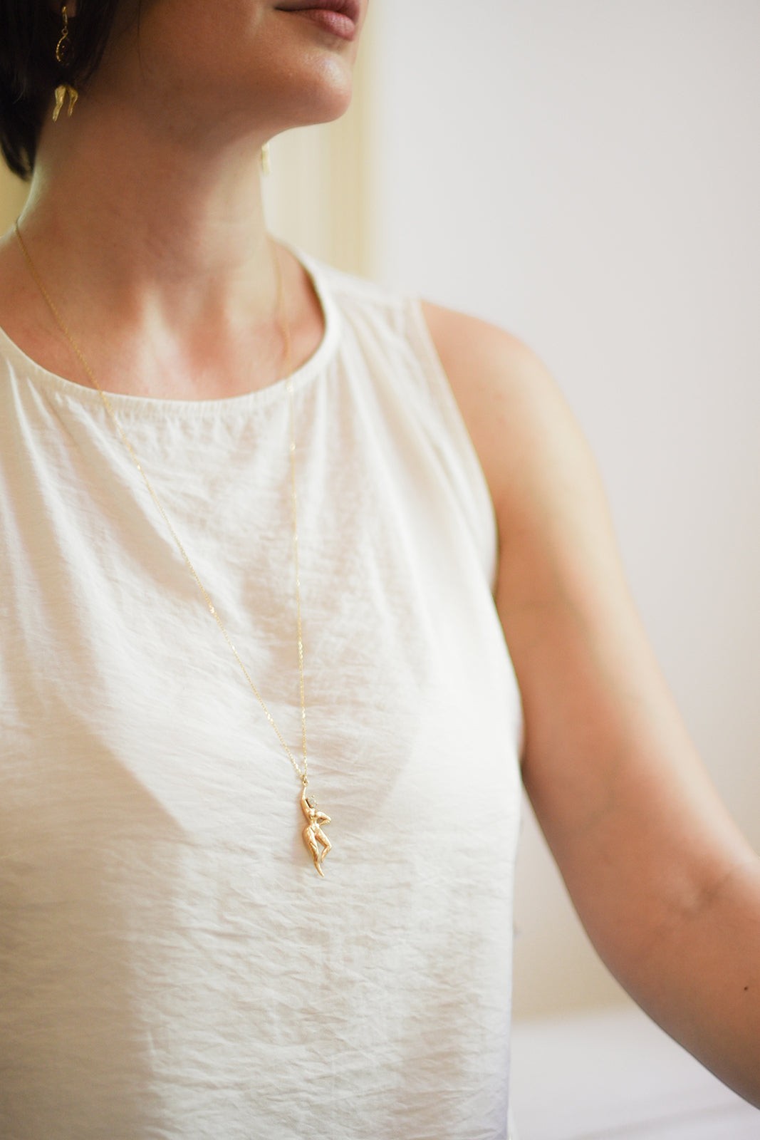Aethera Gold-Plated Pendant
