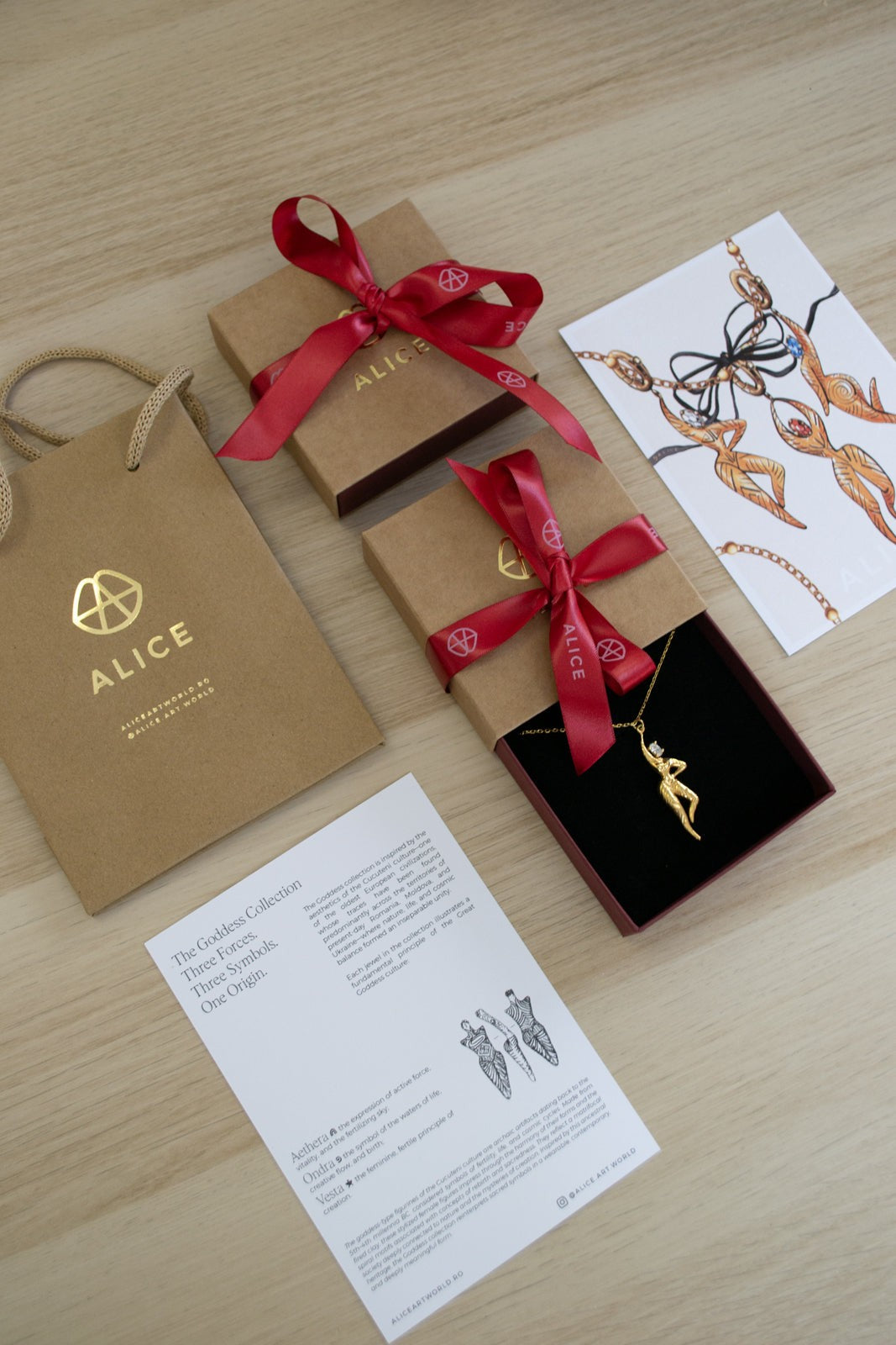 Aethera Gold-Plated Pendant