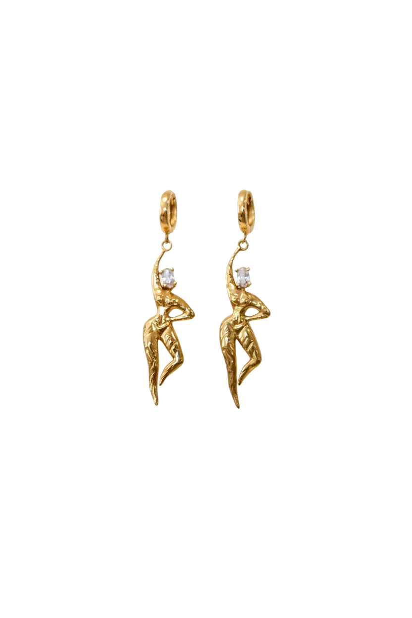 Aethera Gold-Plated Earrings
