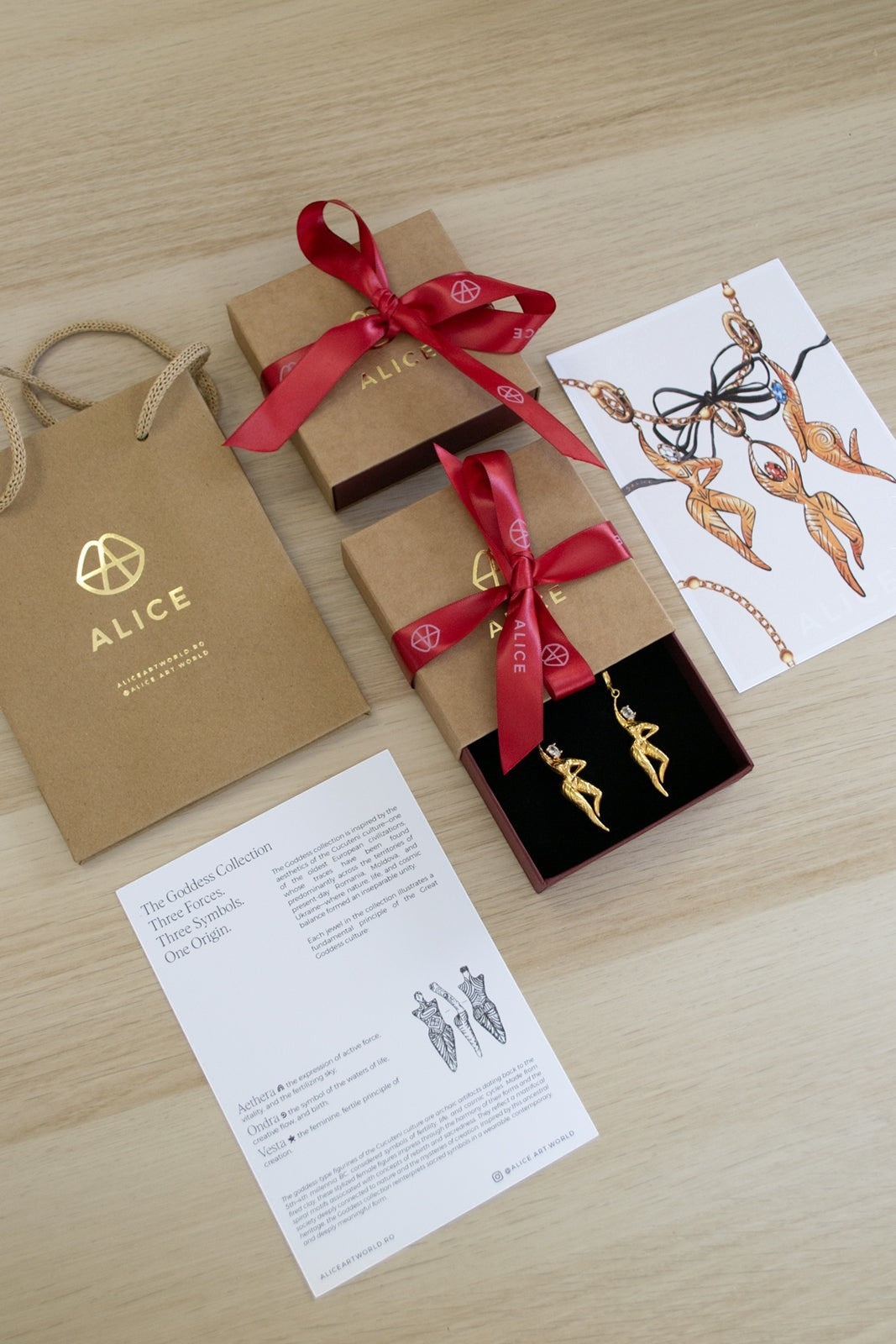 Aethera Gold-Plated Earrings