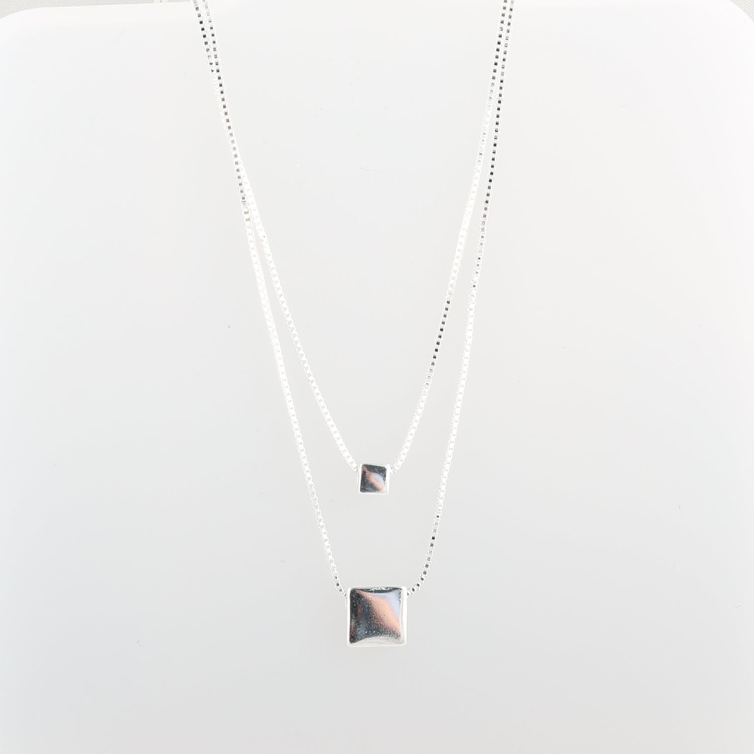 Double-layer, cube pendant