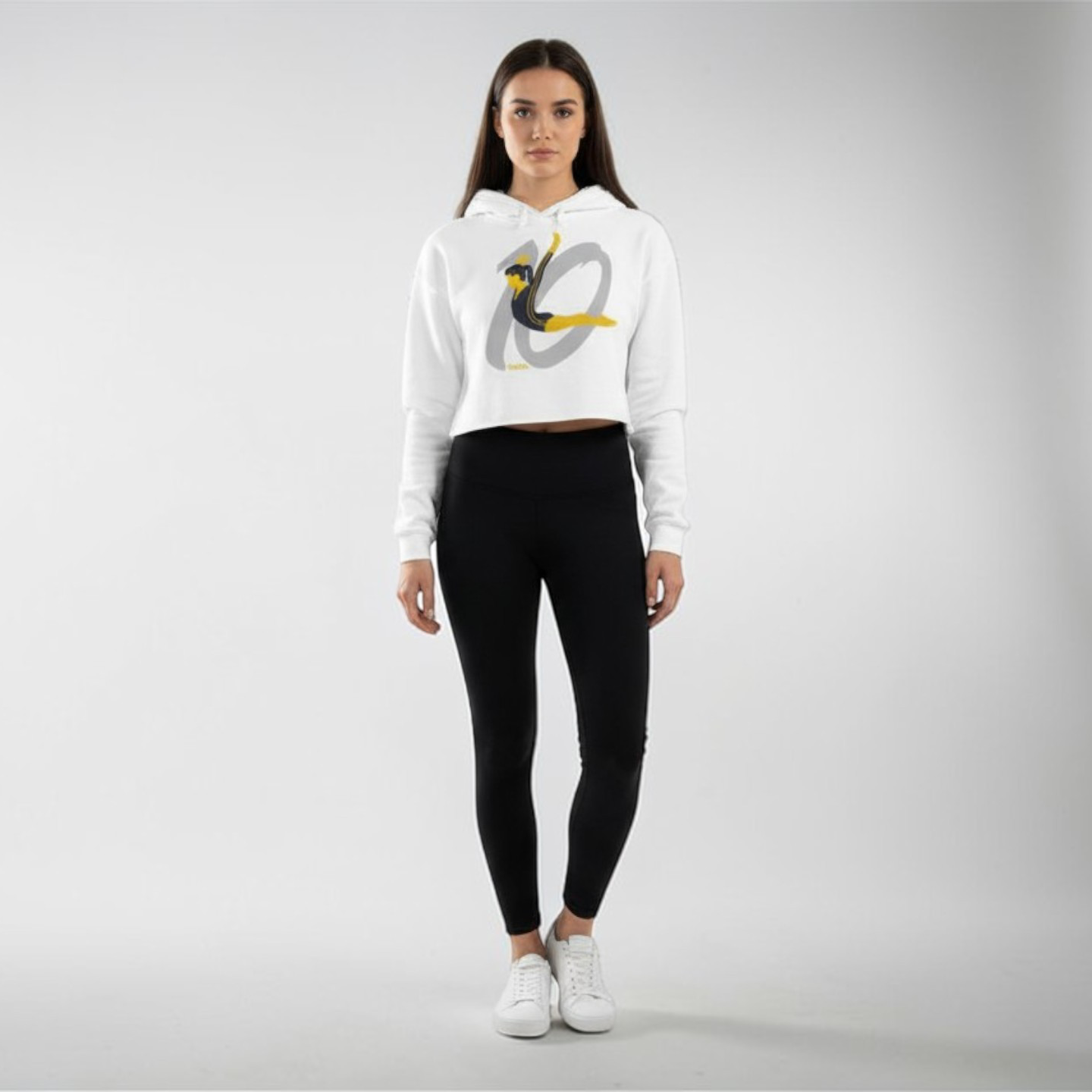 Nadia Perfect 10 Anniversary Cropped Hoodie