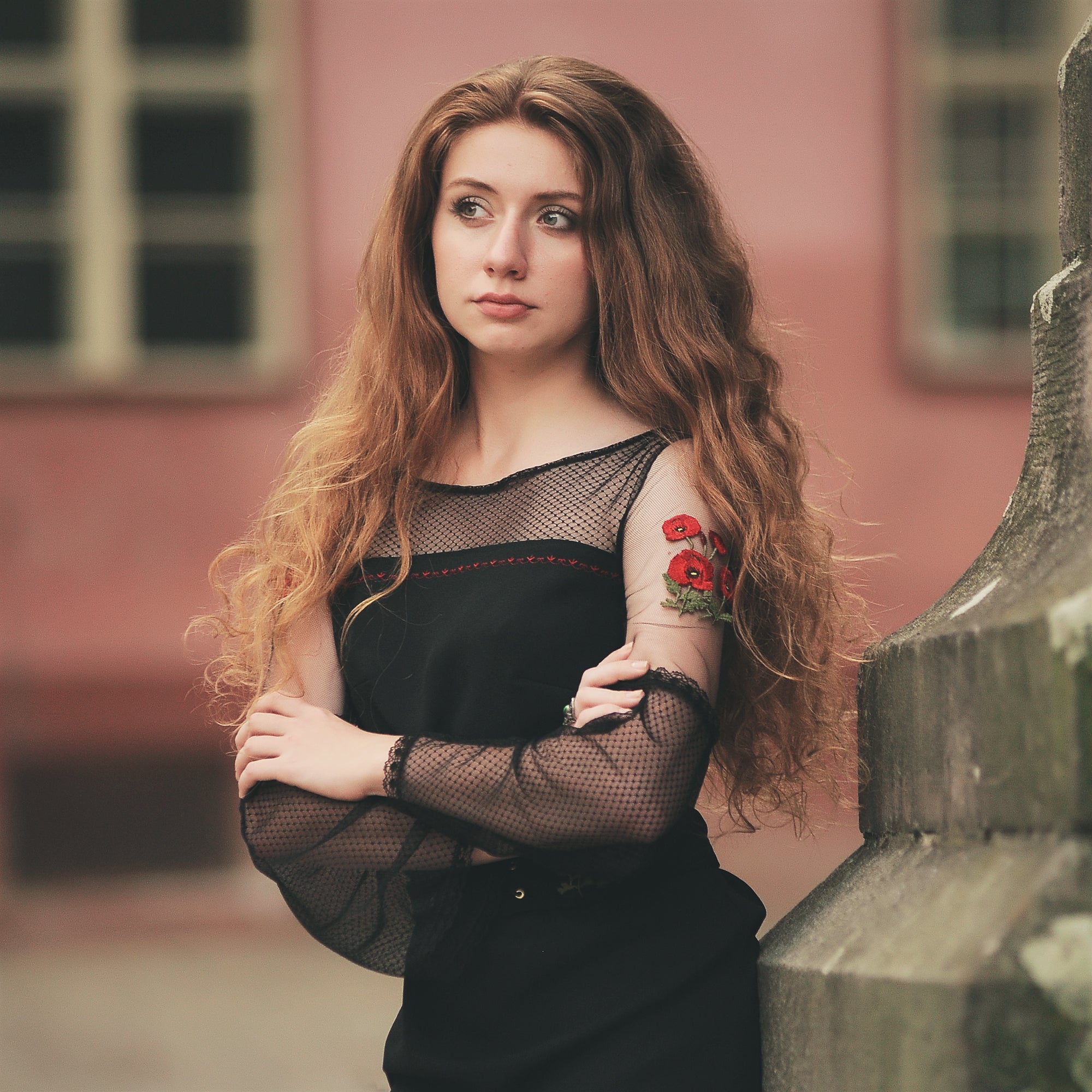 POPPY FIELD FOREVER – BLACK DRESS