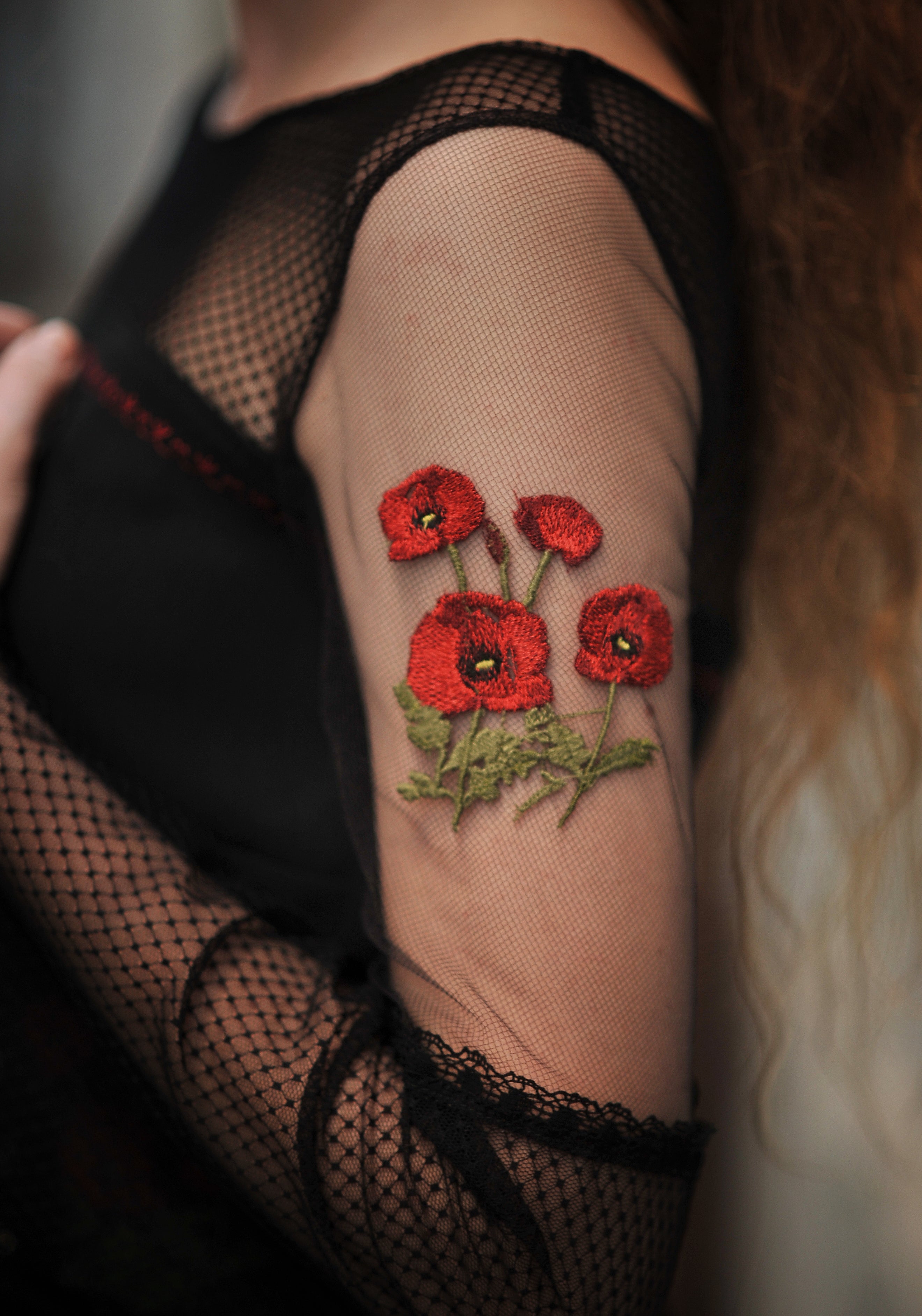 POPPY FIELD FOREVER – BLACK DRESS