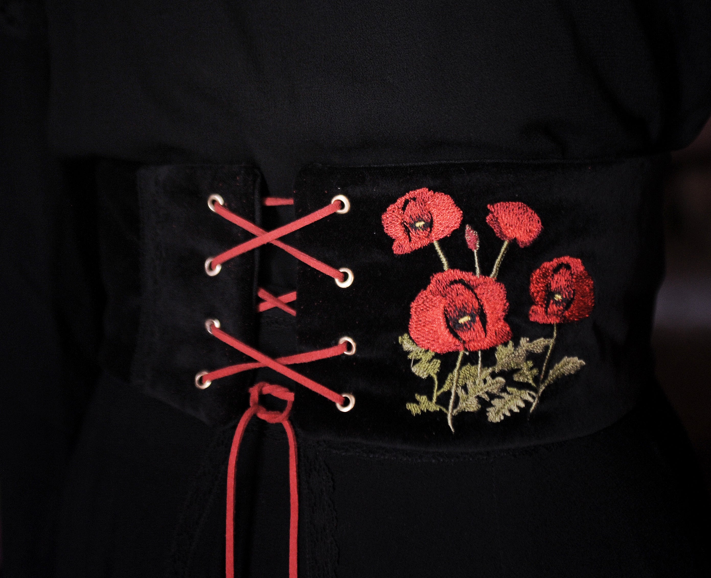 Poppy Whisper Corset Belt