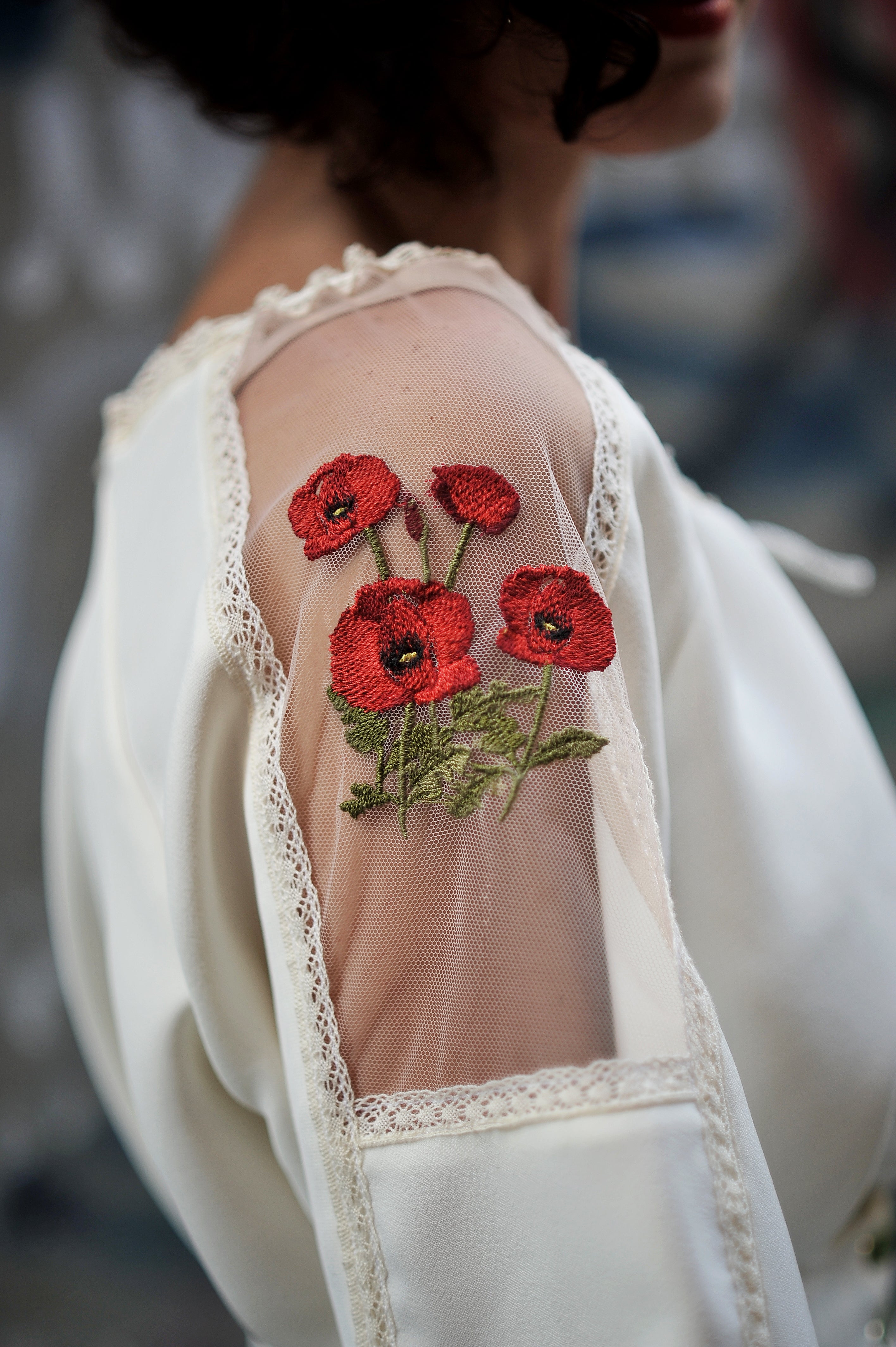 POPPY FIELD FOREVER – IVORY DRESS