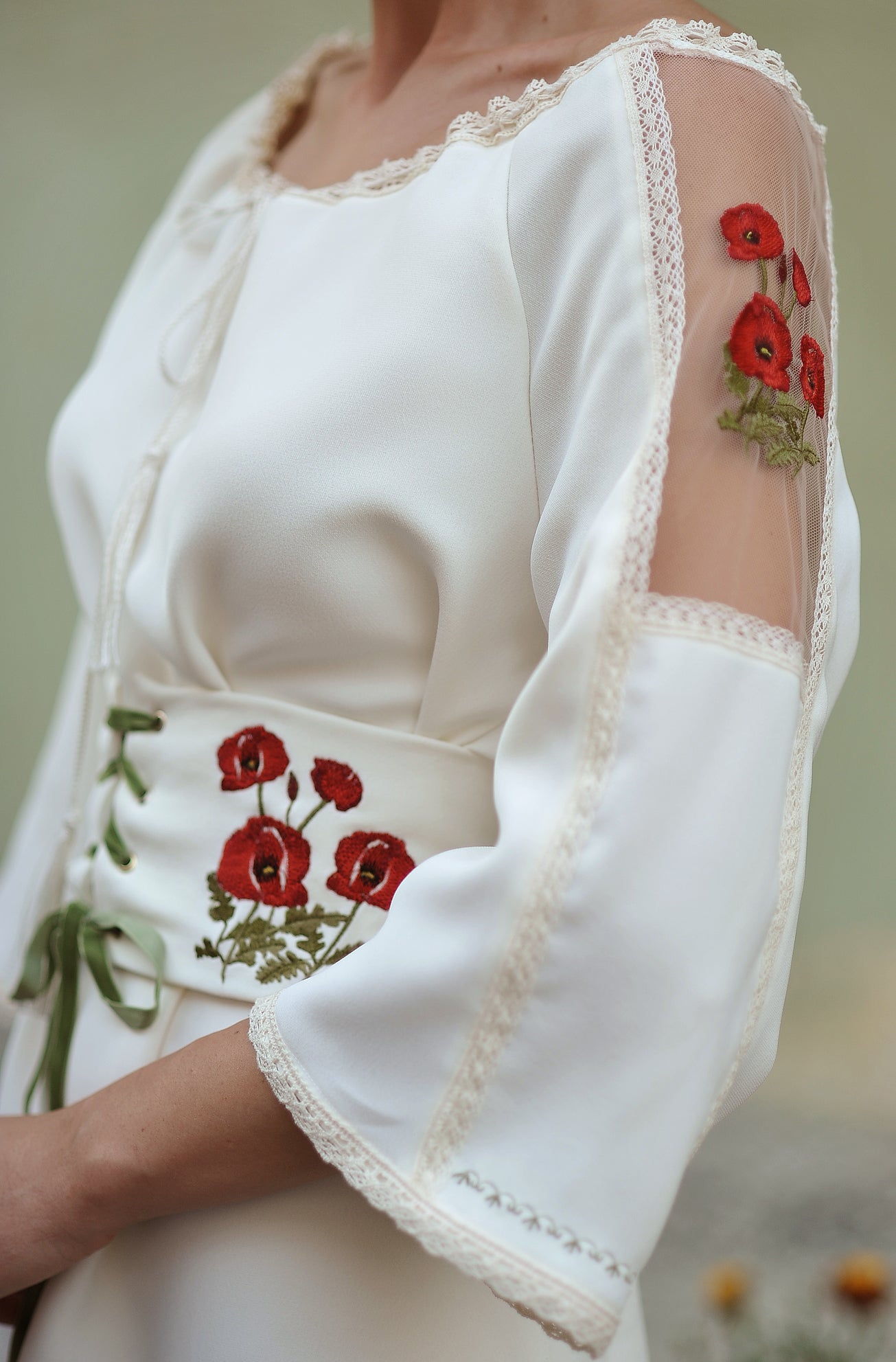 POPPY FIELD FOREVER – IVORY DRESS