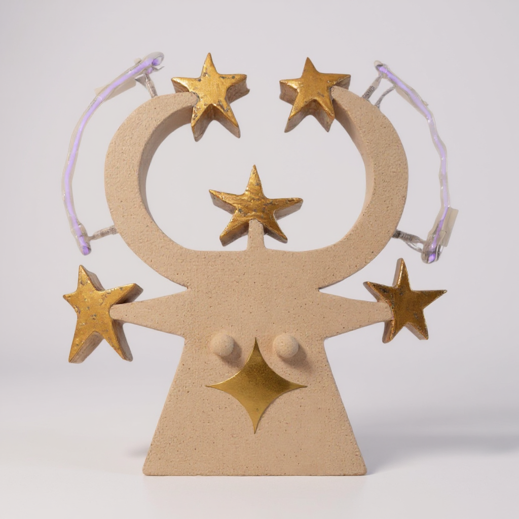 Archangel Ceramic Statement Lamp