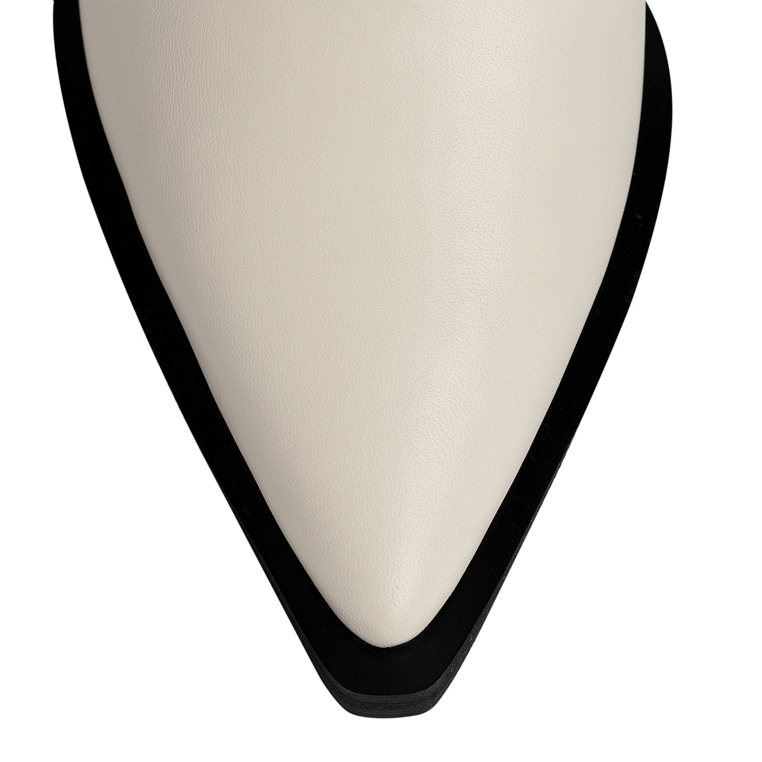 Subtlety Cloud Dancer Nappa Leather Cowboy Boots