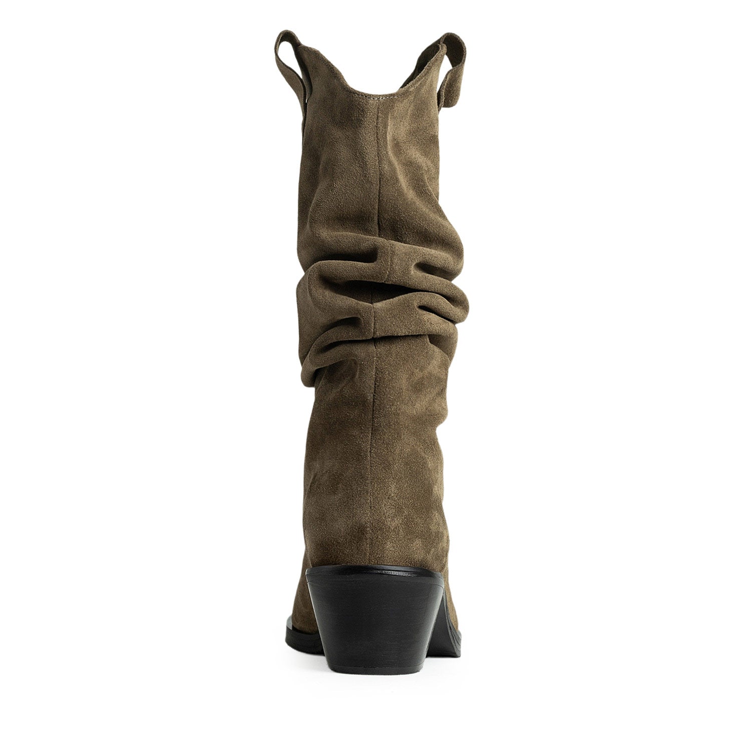 Muse Dusty Olive Suede Cowboy Boots