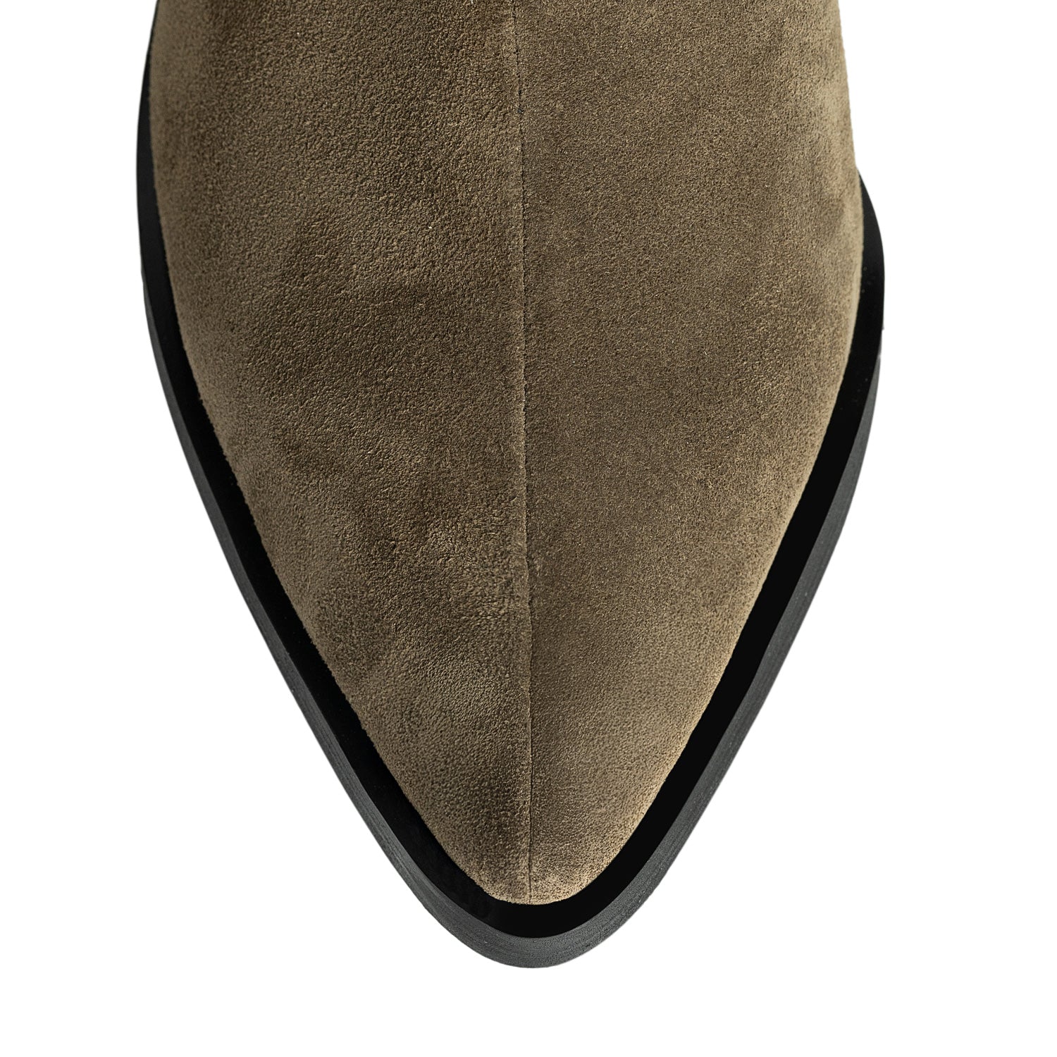 Muse Dusty Olive Suede Cowboy Boots