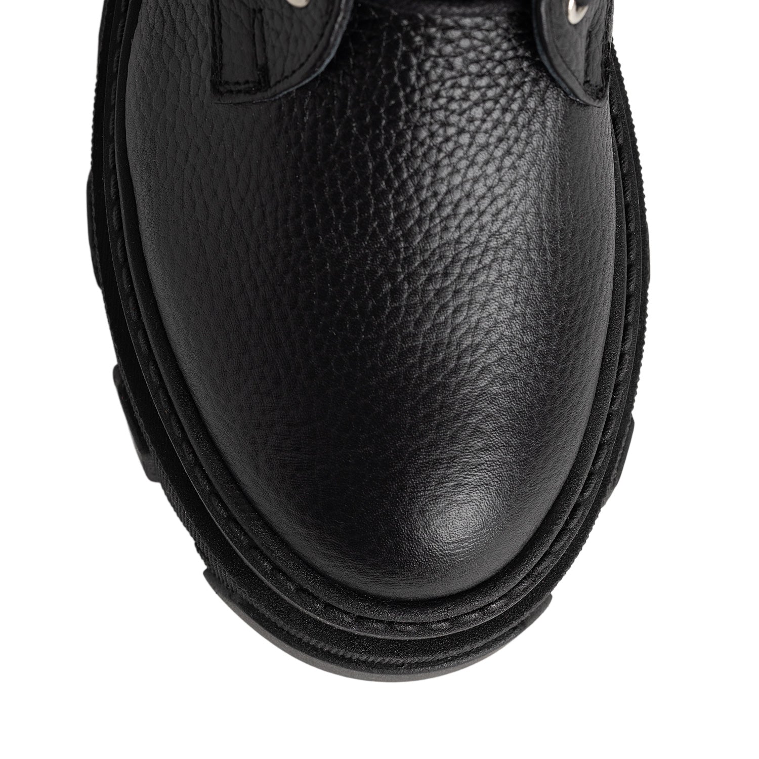 Rebel Black Leather Boots