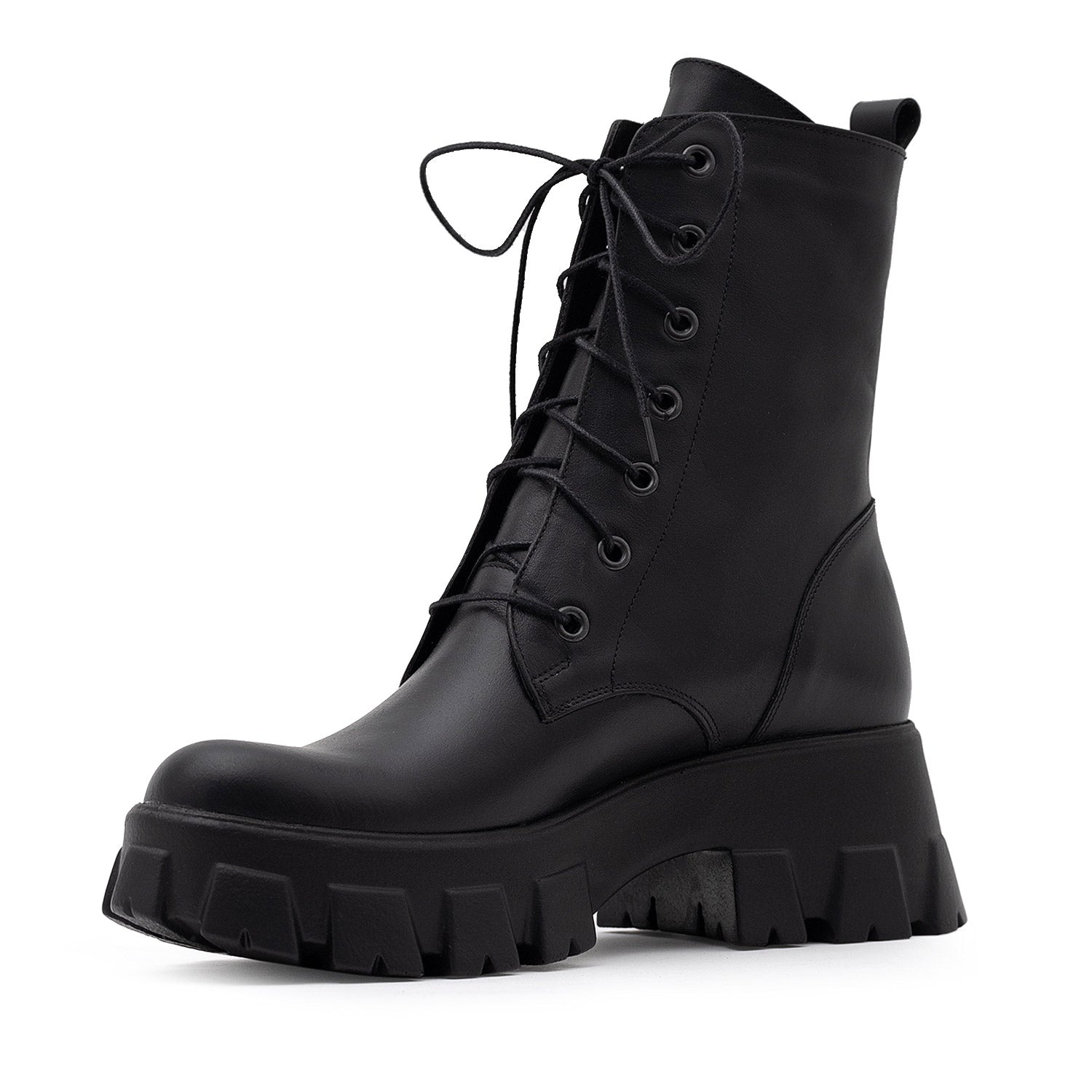 Stryde Black Nappa Leather Boots
