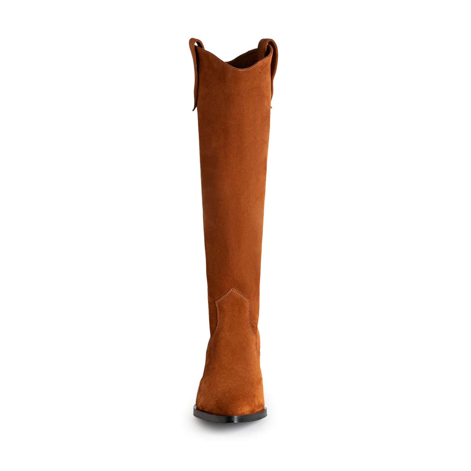 Clay-Voyance Terracotta Suede Cowboy Boots