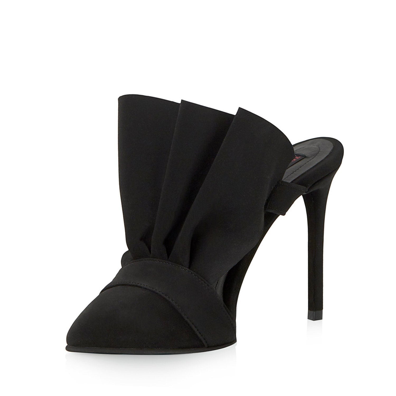 Rainb(l)ow Black Velvet Mules