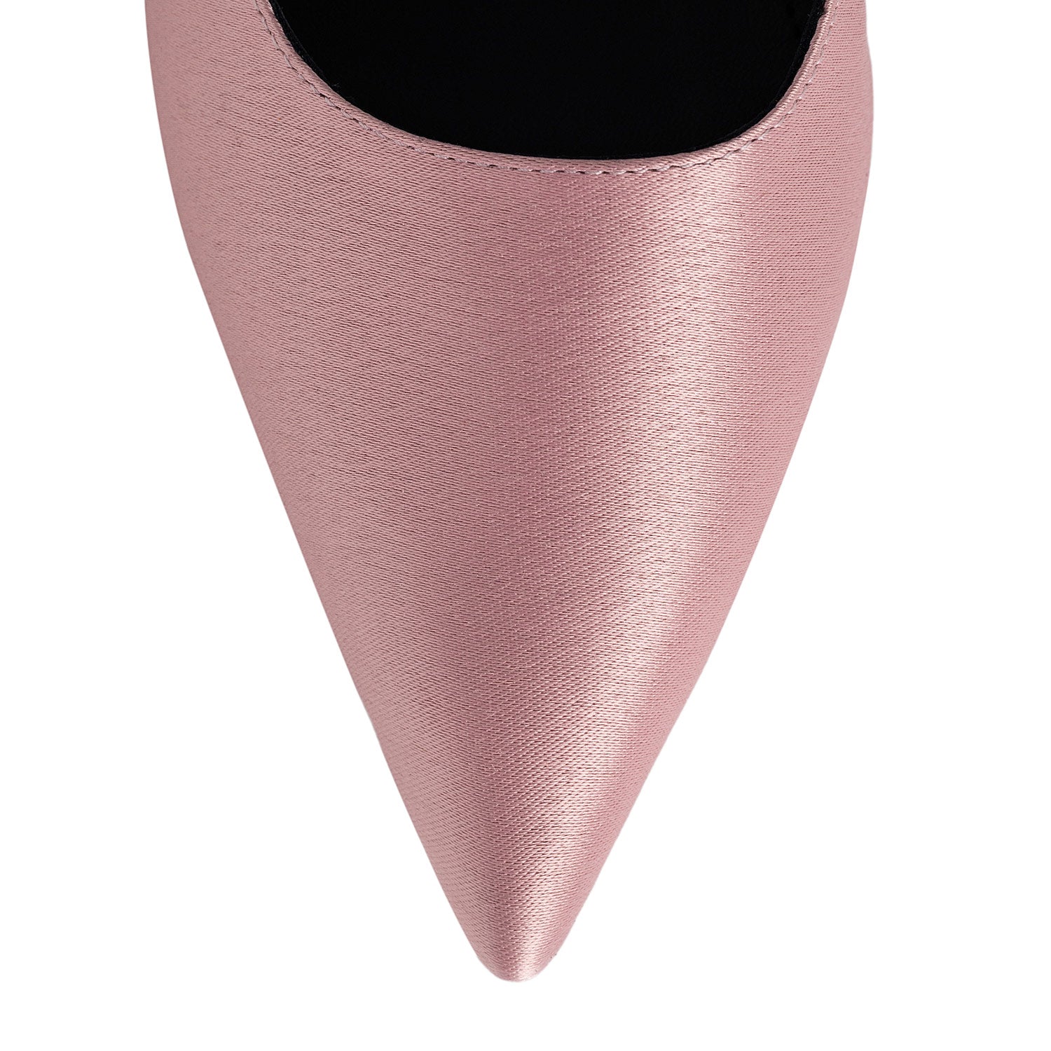 Cult Of Silence Light Pink Satin Stiletto Shoes