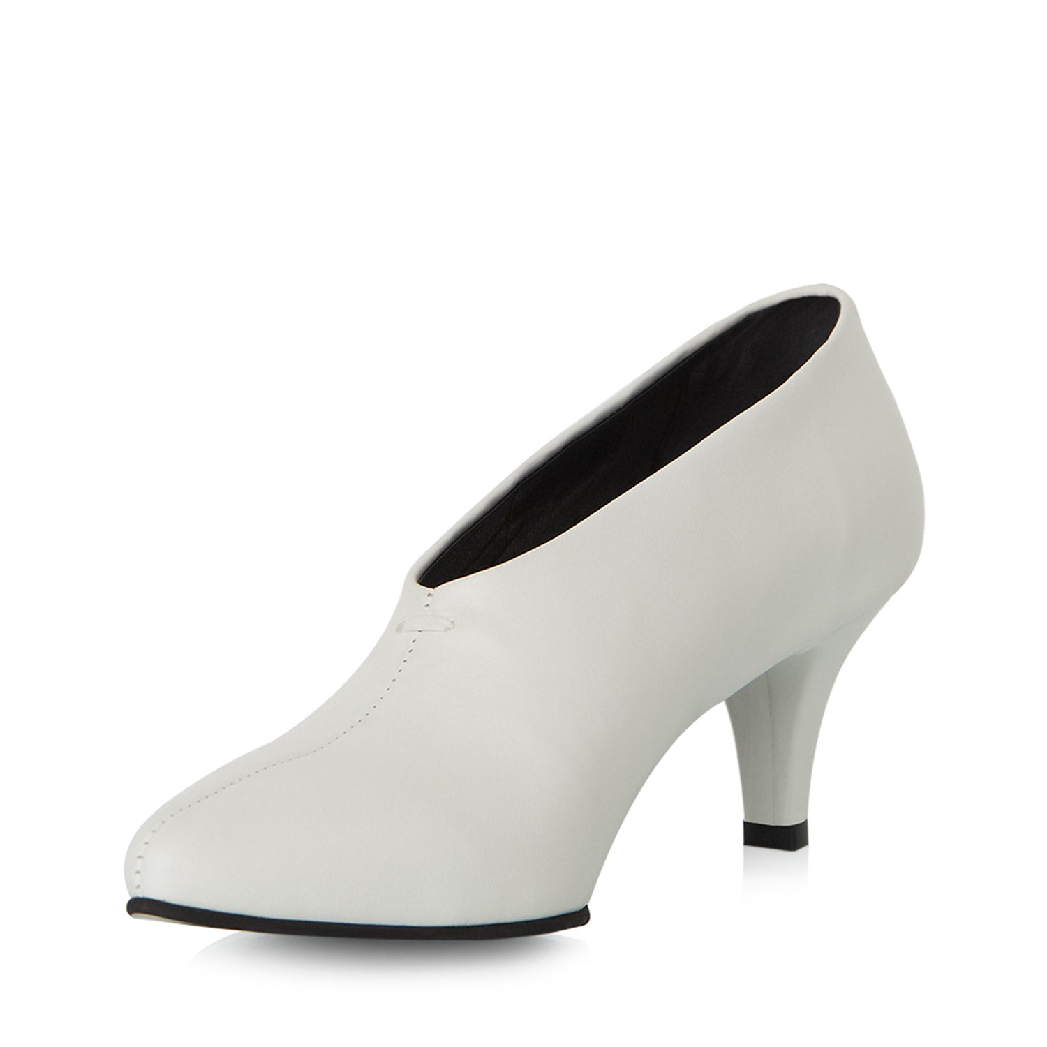 Interstellar Cloud Dancer Nappa Leather Stiletto Shoes