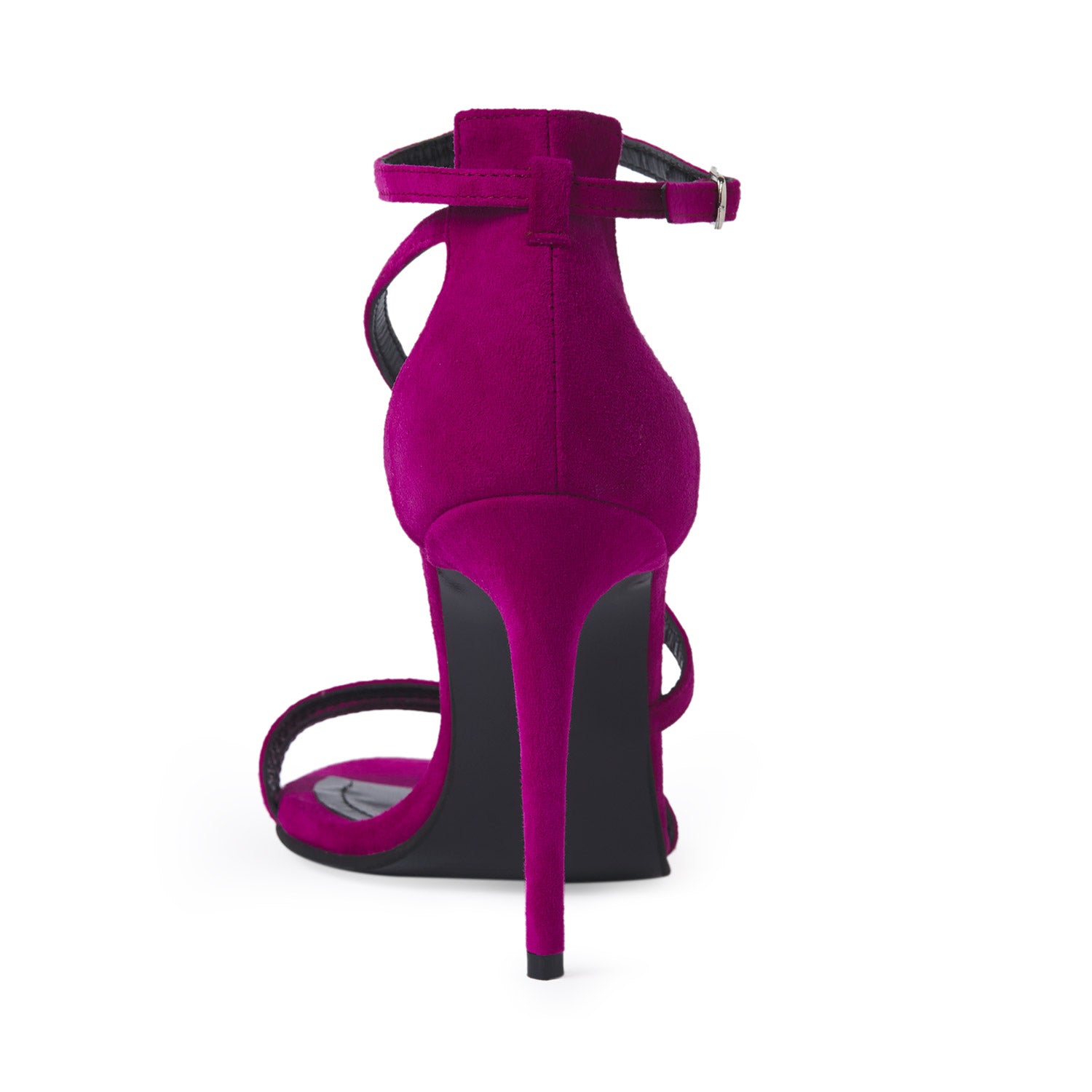 Mirror Mirror On The Wall Fuchsia Suede Sandals