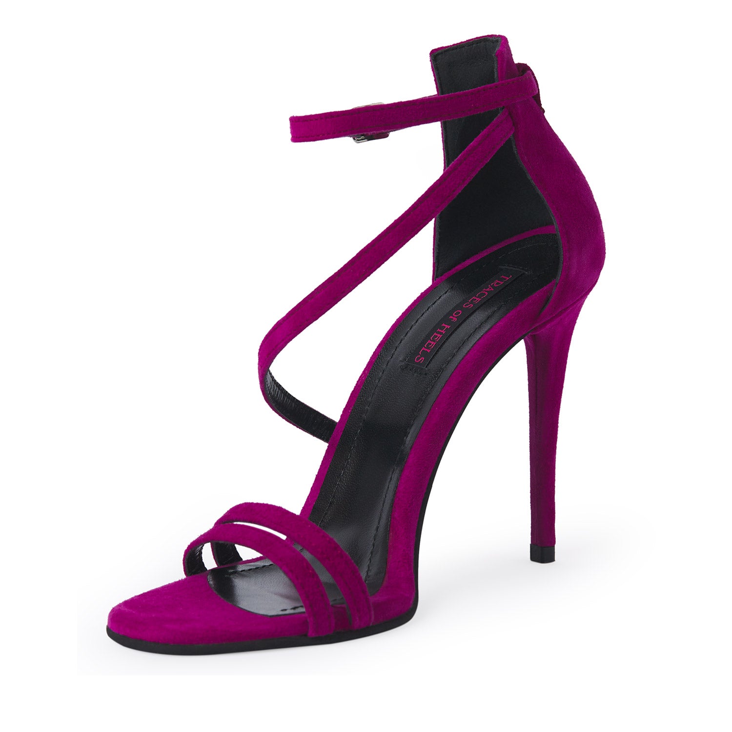 Mirror Mirror On The Wall Fuchsia Suede Sandals