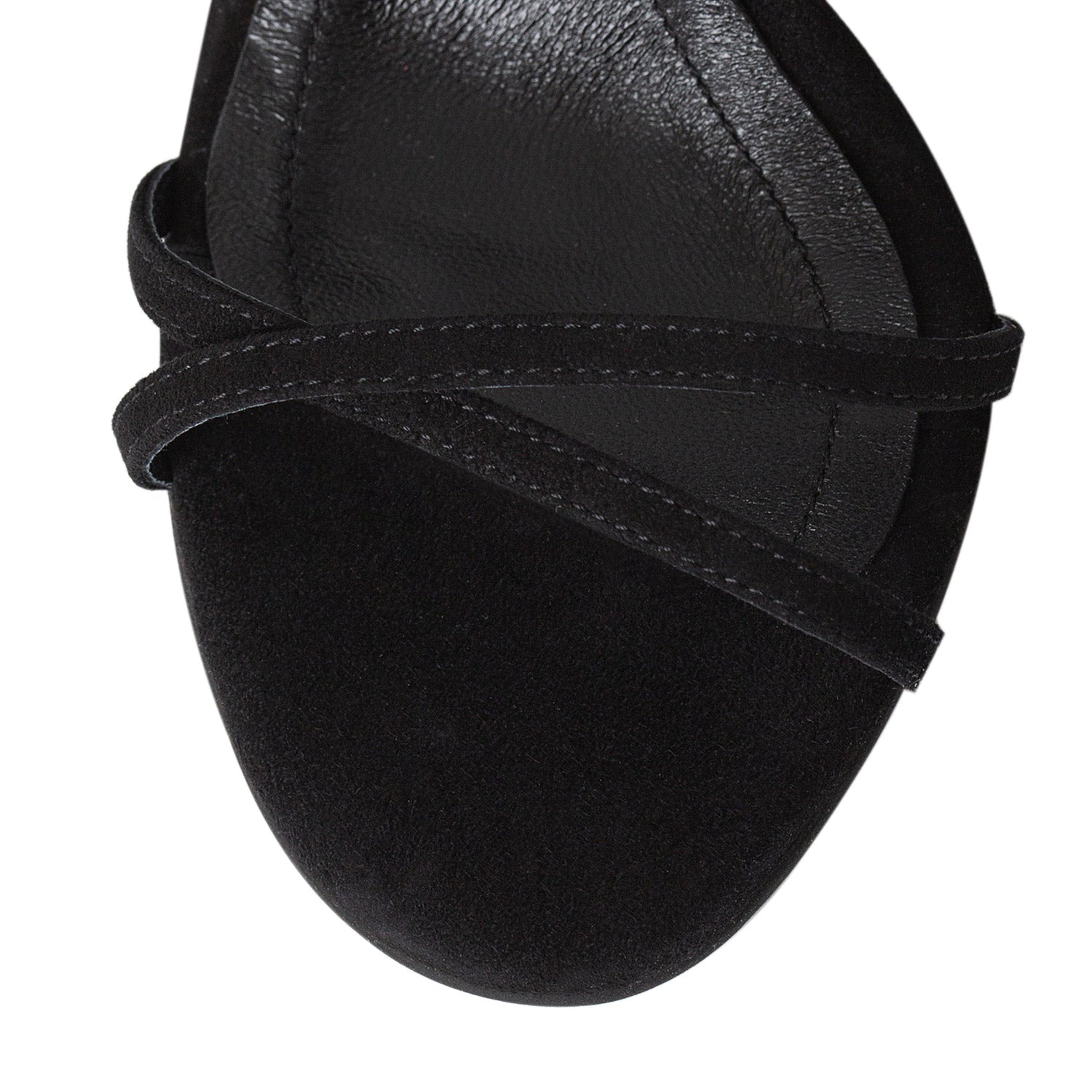 Seraphine Black Suede Sandals