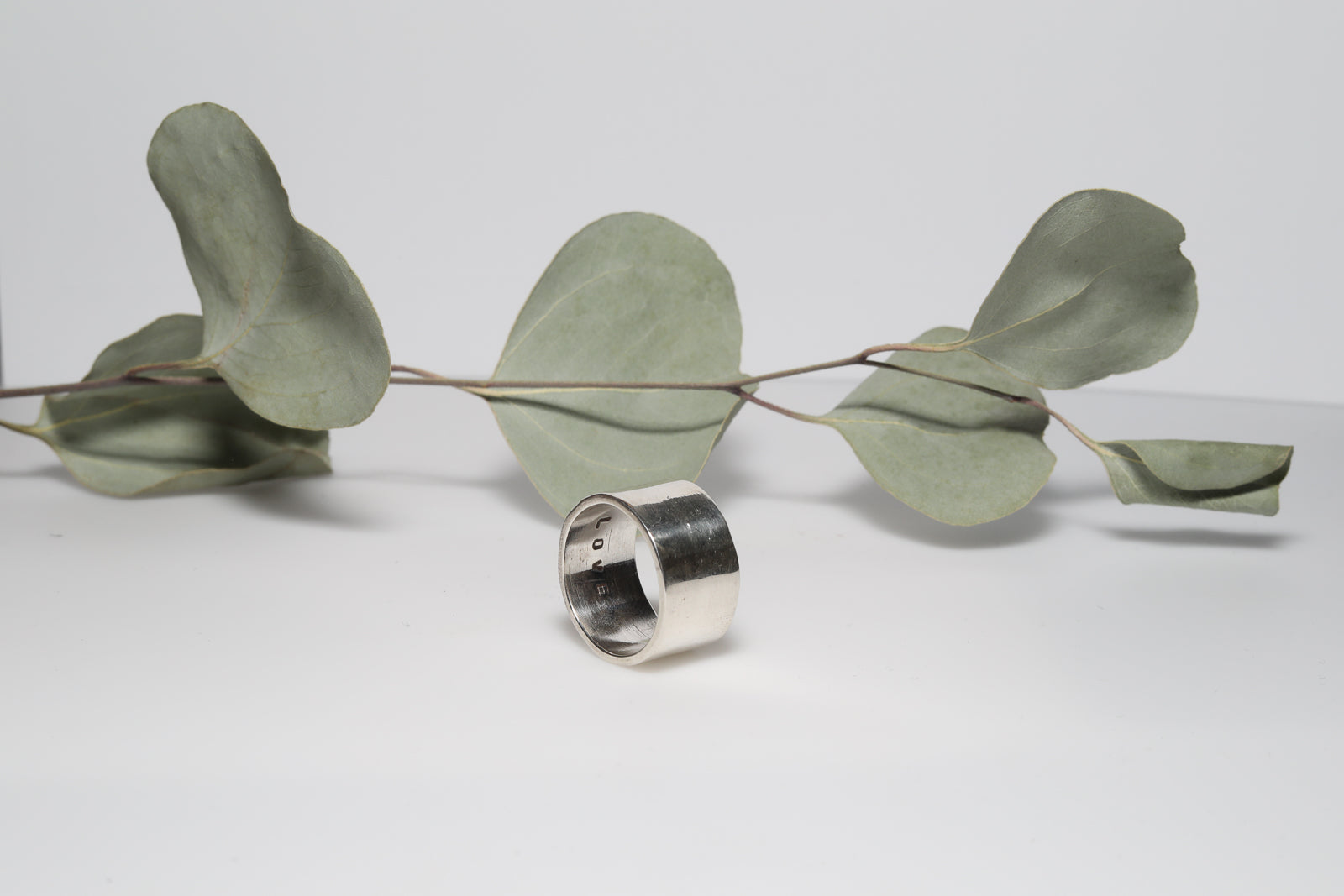 Sterling Silver Wide Love Ring